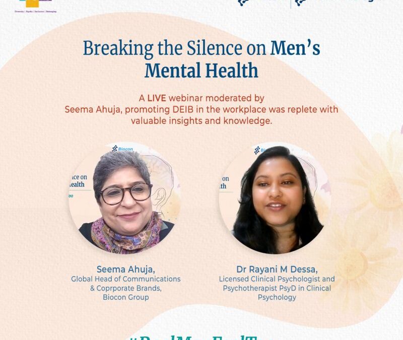 “Breaking the Silence on Men’s Mental Health” -Virtual Webinar